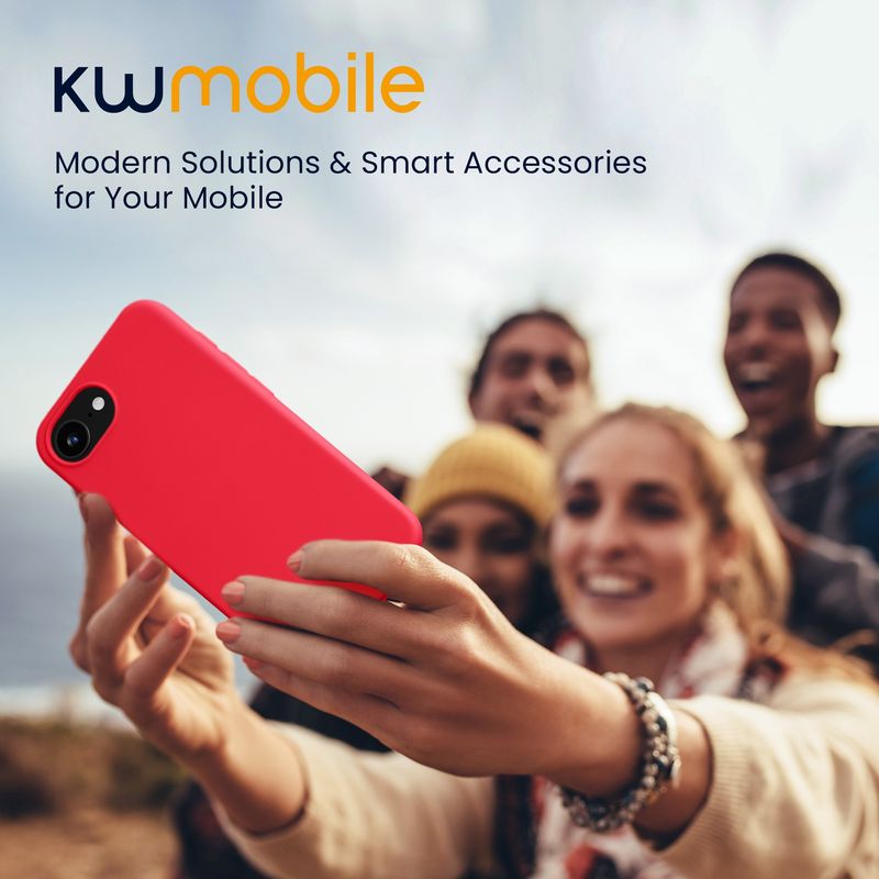 Laptop, Telefoane si Tablete - Telefoane mobile si accesorii - Accesorii Telefoane - Huse telefoane - Husa Kwmobile pentru iPhone 17e/16e, incarcare wireless, TPU, roz neon - Infinity.ro
