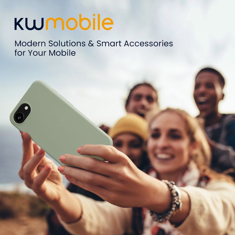 Laptop, Telefoane si Tablete - Telefoane mobile si accesorii - Accesorii Telefoane - Huse telefoane - Husa Kwmobile pentru iPhone 17e/16e, incarcare wireless, TPU, verde, gri - Infinity.ro