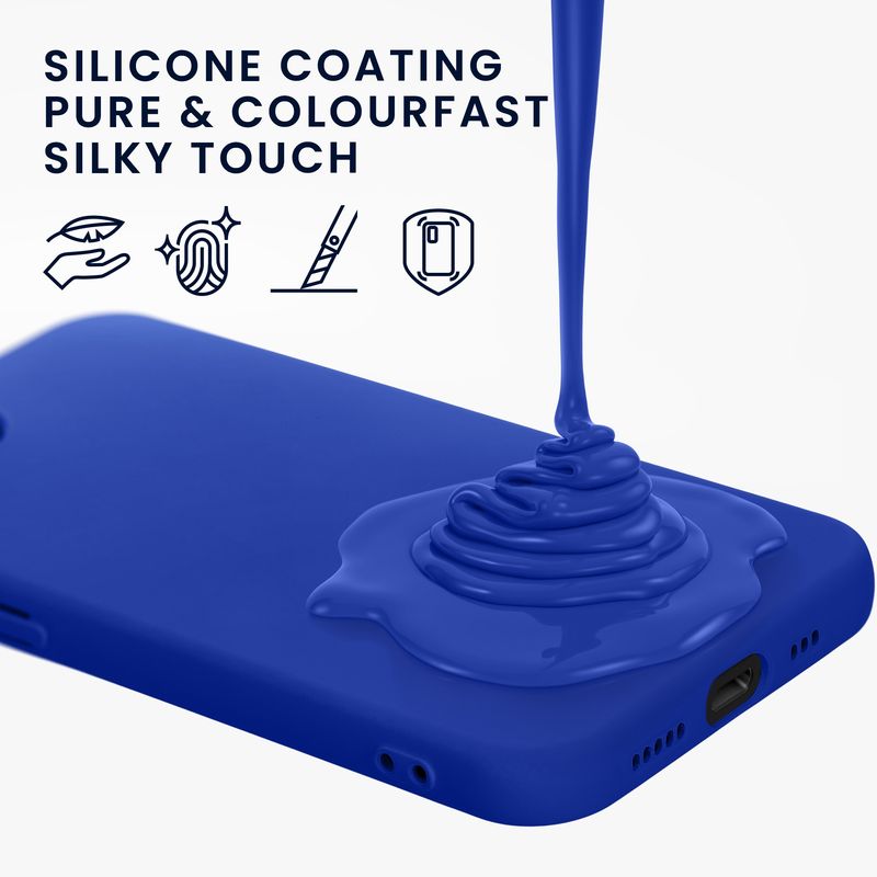 Laptop, Telefoane si Tablete - Telefoane mobile si accesorii - Accesorii Telefoane - Huse telefoane - Husa Kwmobile pentru iPhone 17e/16e, protectie la socuri, silicon, albastru baltic - Infinity.ro