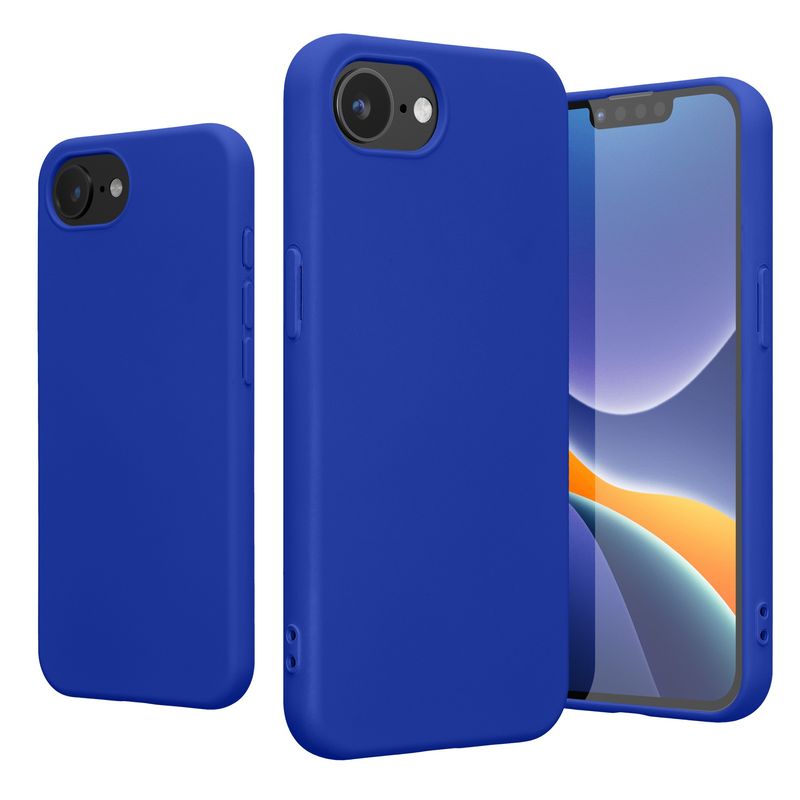 Laptop, Telefoane si Tablete - Telefoane mobile si accesorii - Accesorii Telefoane - Huse telefoane - Husa Kwmobile pentru iPhone 17e/16e, protectie la socuri, silicon, albastru baltic - Infinity.ro