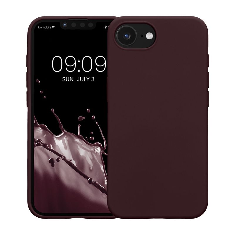 Laptop, Telefoane si Tablete - Telefoane mobile si accesorii - Accesorii Telefoane - Huse telefoane - Husa Kwmobile pentru iPhone 17e/16e, protectie la socuri, protectie la praf, silicon, mov - Infinity.ro