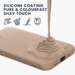 Laptop, Telefoane si Tablete - Telefoane mobile si accesorii - Accesorii Telefoane - Huse telefoane - Husa Kwmobile pentru iPhone 17e/16e, protectie la socuri, protectie la praf, silicon, bej - Infinity.ro