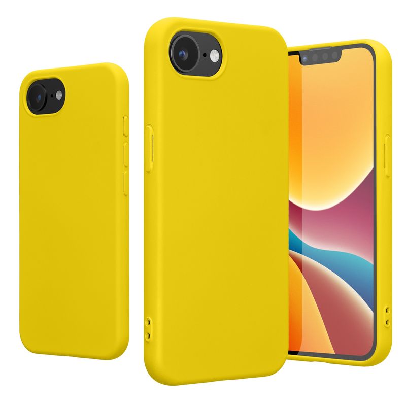 Laptop, Telefoane si Tablete - Telefoane mobile si accesorii - Accesorii Telefoane - Huse telefoane - Husa Kwmobile pentru iPhone 17e/16e, protectie la socuri, silicon, galben - Infinity.ro