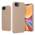 Laptop, Telefoane si Tablete - Telefoane mobile si accesorii - Accesorii Telefoane - Huse telefoane - Husa Kwmobile pentru iPhone 17e/16e, protectie la socuri, protectie la praf, silicon, bej - Infinity.ro