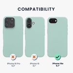 Laptop, Telefoane si Tablete - Telefoane mobile si accesorii - Accesorii Telefoane - Huse telefoane - Husa Kwmobile pentru iPhone 17e/16e, protectie la socuri, silicon, menta - Infinity.ro