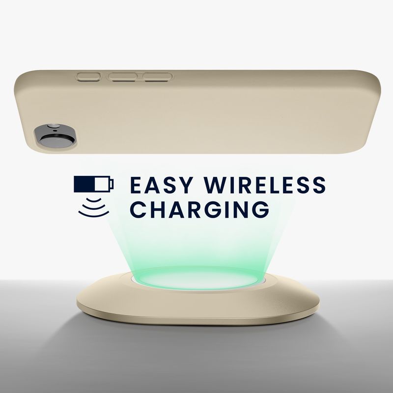 Laptop, Telefoane si Tablete - Telefoane mobile si accesorii - Accesorii Telefoane - Huse telefoane - Husa Kwmobile pentru iPhone 17e/16e, protectie la socuri, silicon, bej - Infinity.ro