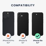 Laptop, Telefoane si Tablete - Telefoane mobile si accesorii - Accesorii Telefoane - Huse telefoane - Husa Kwmobile pentru iPhone 17e/16e, protectie la socuri, silicon, rosu rubarba - Infinity.ro