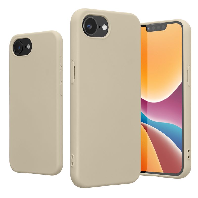 Laptop, Telefoane si Tablete - Telefoane mobile si accesorii - Accesorii Telefoane - Huse telefoane - Husa Kwmobile pentru iPhone 17e/16e, protectie la socuri, silicon, bej - Infinity.ro