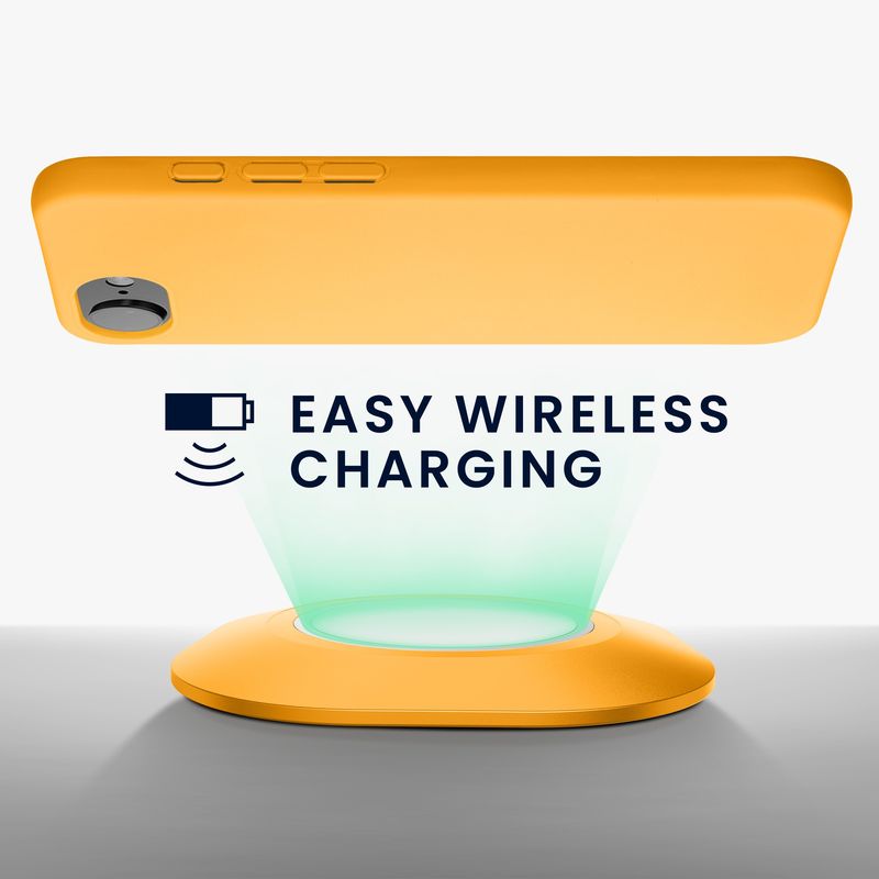 Laptop, Telefoane si Tablete - Telefoane mobile si accesorii - Accesorii Telefoane - Huse telefoane - Husa Kwmobile pentru iPhone 17e/16e, protectie la socuri, silicon, portocaliu - Infinity.ro