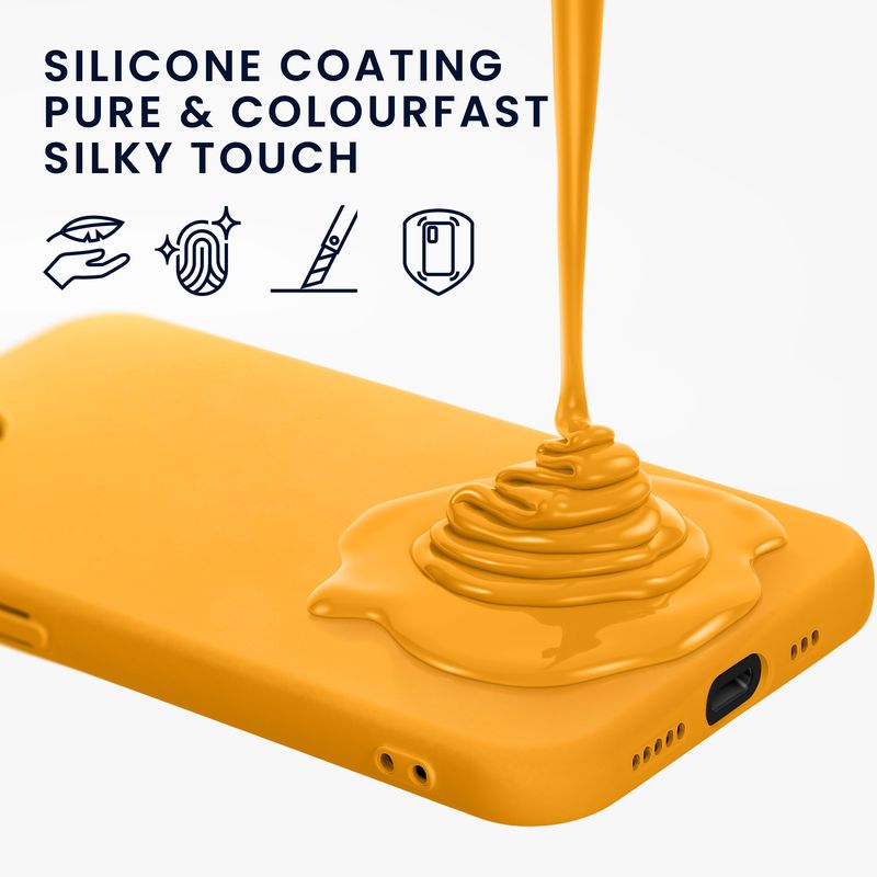 Laptop, Telefoane si Tablete - Telefoane mobile si accesorii - Accesorii Telefoane - Huse telefoane - Husa Kwmobile pentru iPhone 17e/16e, protectie la socuri, silicon, portocaliu - Infinity.ro