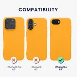Laptop, Telefoane si Tablete - Telefoane mobile si accesorii - Accesorii Telefoane - Huse telefoane - Husa Kwmobile pentru iPhone 17e/16e, protectie la socuri, silicon, portocaliu - Infinity.ro