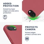 Laptop, Telefoane si Tablete - Telefoane mobile si accesorii - Accesorii Telefoane - Huse telefoane - Husa Kwmobile pentru iPhone 17e/16e, protectie la socuri, silicon, roz - Infinity.ro