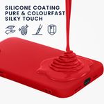 Laptop, Telefoane si Tablete - Telefoane mobile si accesorii - Accesorii Telefoane - Huse telefoane - Husa Kwmobile pentru iPhone 17e/16e, protectie la socuri, silicon, rosu clasic - Infinity.ro