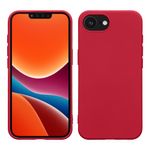 Laptop, Telefoane si Tablete - Telefoane mobile si accesorii - Accesorii Telefoane - Huse telefoane - Husa Kwmobile pentru iPhone 17e/16e, protectie la socuri, silicon, rosu rodie - Infinity.ro