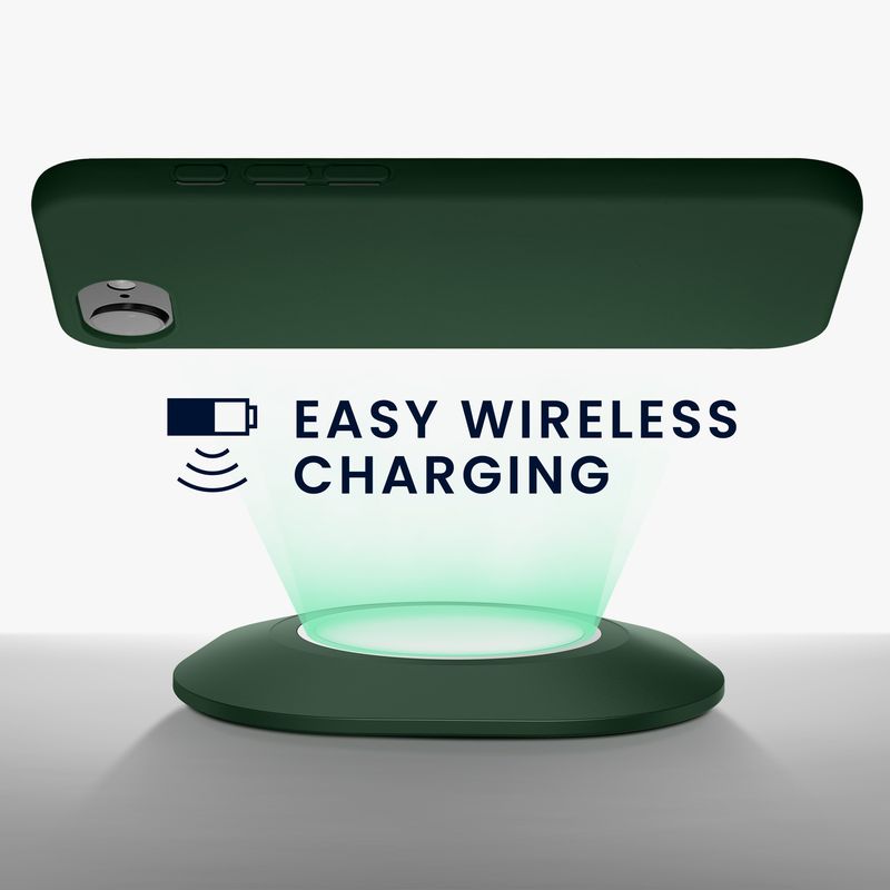 Laptop, Telefoane si Tablete - Telefoane mobile si accesorii - Accesorii Telefoane - Huse telefoane - Husa Kwmobile pentru iPhone 17e/16e, protectie la socuri, silicon, verde inchis - Infinity.ro
