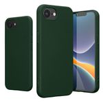 Laptop, Telefoane si Tablete - Telefoane mobile si accesorii - Accesorii Telefoane - Huse telefoane - Husa Kwmobile pentru iPhone 17e/16e, protectie la socuri, silicon, verde inchis - Infinity.ro