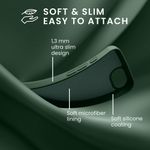 Laptop, Telefoane si Tablete - Telefoane mobile si accesorii - Accesorii Telefoane - Huse telefoane - Husa Kwmobile pentru iPhone 17e/16e, protectie la socuri, silicon, verde inchis - Infinity.ro