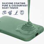 Laptop, Telefoane si Tablete - Telefoane mobile si accesorii - Accesorii Telefoane - Huse telefoane - Husa Kwmobile pentru iPhone 17e/16e, protectie la socuri, silicon, verde ceramica - Infinity.ro