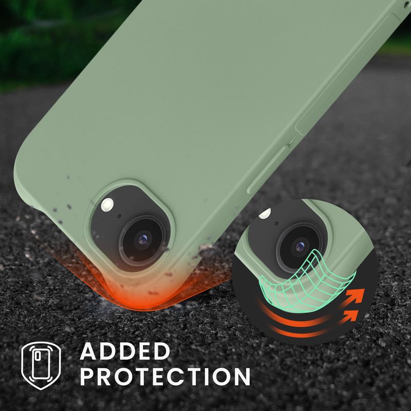Laptop, Telefoane si Tablete - Telefoane mobile si accesorii - Accesorii Telefoane - Huse telefoane - Husa Kwmobile pentru iPhone 17e/16e, protectie la socuri, silicon, verde - Infinity.ro