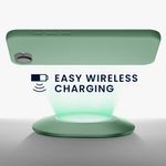 Laptop, Telefoane si Tablete - Telefoane mobile si accesorii - Accesorii Telefoane - Huse telefoane - Husa Kwmobile pentru iPhone 17e/16e, protectie la socuri, silicon, verde ceramica - Infinity.ro