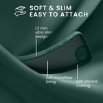 Laptop, Telefoane si Tablete - Telefoane mobile si accesorii - Accesorii Telefoane - Huse telefoane - Husa Kwmobile pentru iPhone 17e/16e, protectie la socuri, silicon, verde padure - Infinity.ro
