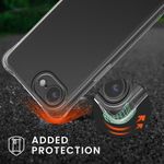 Laptop, Telefoane si Tablete - Telefoane mobile si accesorii - Accesorii Telefoane - Huse telefoane - Husa Kwmobile pentru iPhone 17e/16e, protectie la socuri, TPU, negru, transparent - Infinity.ro