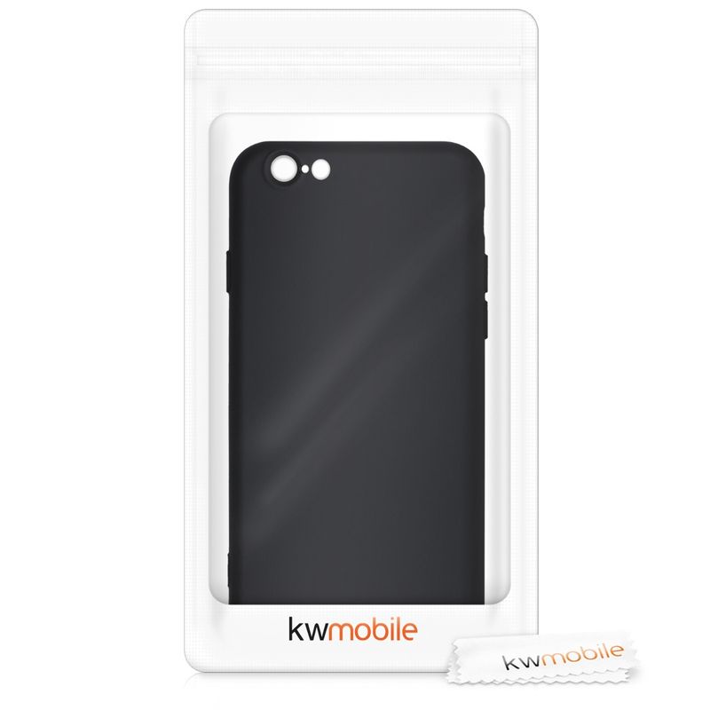 Laptop, Telefoane si Tablete - Telefoane mobile si accesorii - Accesorii Telefoane - Huse telefoane - Husa Kwmobile pentru iPhone 6/6S, protectie la socuri, silicon, negru - Infinity.ro