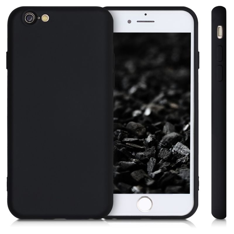 Laptop, Telefoane si Tablete - Telefoane mobile si accesorii - Accesorii Telefoane - Huse telefoane - Husa Kwmobile pentru iPhone 6/6S, protectie la socuri, silicon, negru - Infinity.ro