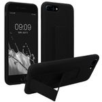 Laptop, Telefoane si Tablete - Telefoane mobile si accesorii - Accesorii Telefoane - Huse telefoane - Husa Kwmobile pentru iPhone 7 Plus/8 Plus, functie stand, silicon, negru - Infinity.ro