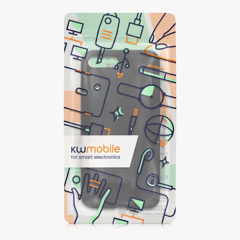 Laptop, Telefoane si Tablete - Telefoane mobile si accesorii - Accesorii Telefoane - Huse telefoane - Husa Kwmobile pentru iPhone 7 Plus/8 Plus, functie stand, silicon, negru - Infinity.ro