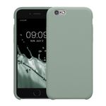 Laptop, Telefoane si Tablete - Telefoane mobile si accesorii - Accesorii Telefoane - Huse telefoane - Husa Kwmobile pentru iPhone 6/6S, incarcare wireless, silicon, verde - Infinity.ro
