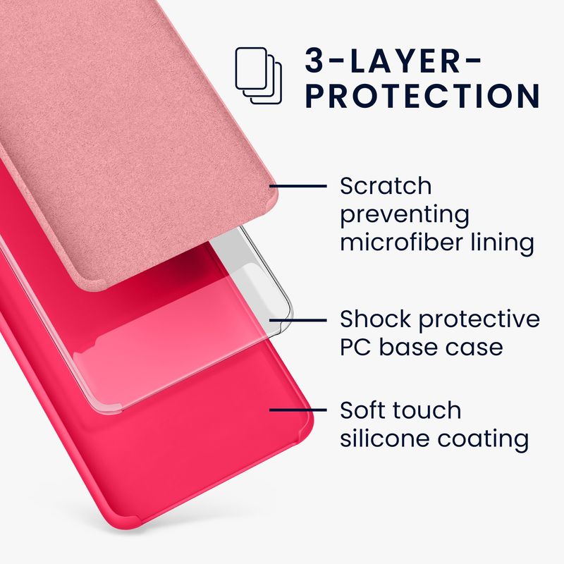 Laptop, Telefoane si Tablete - Telefoane mobile si accesorii - Accesorii Telefoane - Huse telefoane - Husa Kwmobile pentru iPhone 6/6S, incarcare wireless, silicon, roz - Infinity.ro