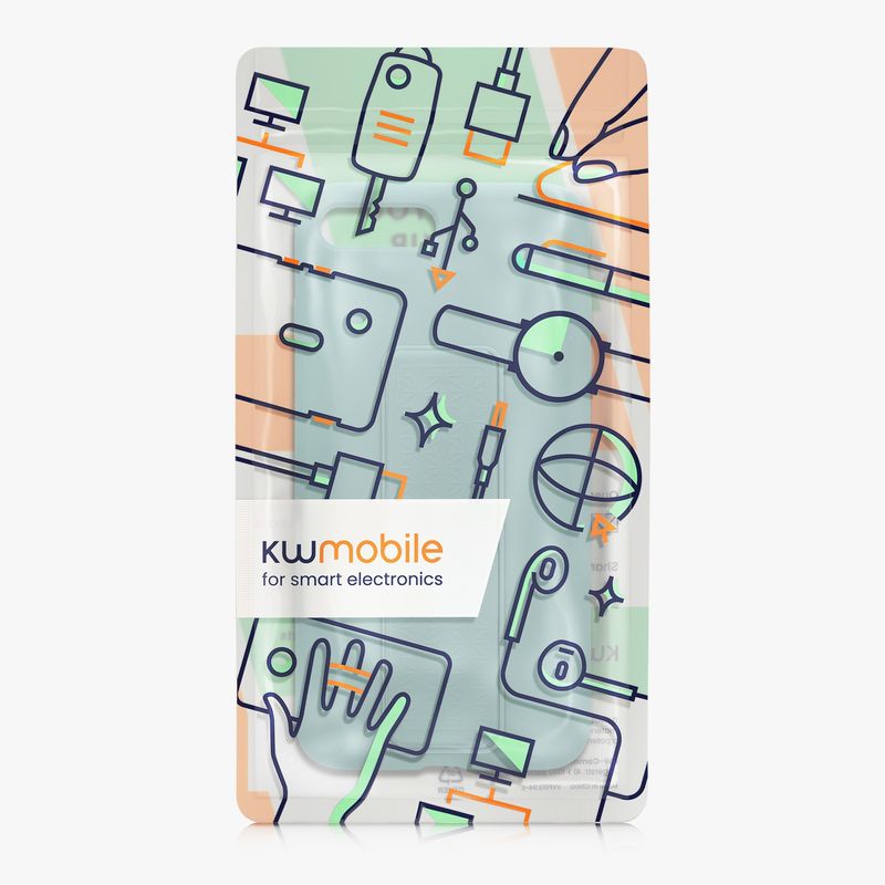 Laptop, Telefoane si Tablete - Telefoane mobile si accesorii - Accesorii Telefoane - Huse telefoane - Husa Kwmobile pentru iPhone 7 Plus/8 Plus, functie stand, silicon, verde - Infinity.ro