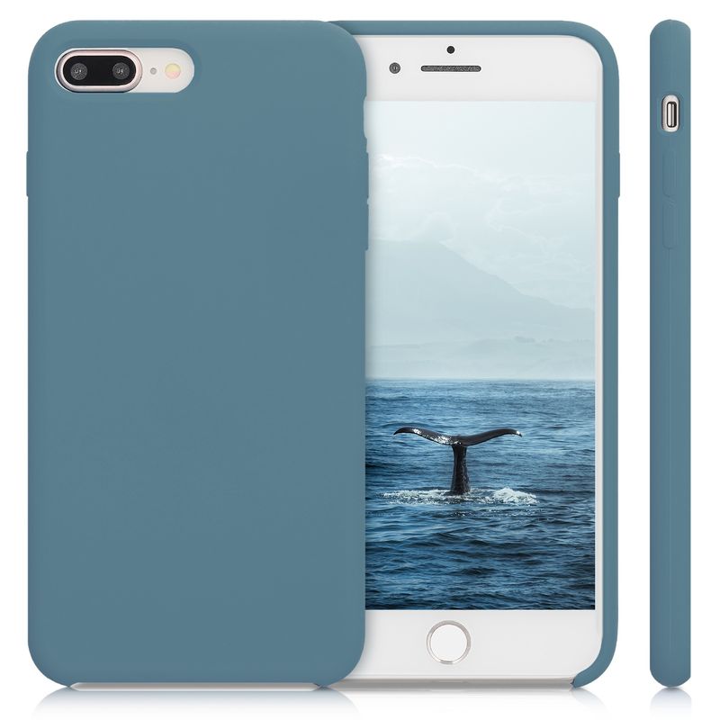 Laptop, Telefoane si Tablete - Telefoane mobile si accesorii - Accesorii Telefoane - Huse telefoane - Husa Kwmobile pentru iPhone 7 Plus/8 Plus, incarcare wireless, silicon, bej - Infinity.ro