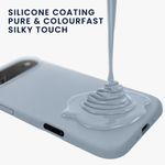 Laptop, Telefoane si Tablete - Telefoane mobile si accesorii - Accesorii Telefoane - Huse telefoane - Husa Kwmobile pentru iPhone Air, anti-alunecare, silicon, albastru deschis - Infinity.ro