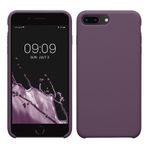 Laptop, Telefoane si Tablete - Telefoane mobile si accesorii - Accesorii Telefoane - Huse telefoane - Husa Kwmobile pentru iPhone 7 Plus/8 Plus, incarcare wireless, silicon, mov - Infinity.ro