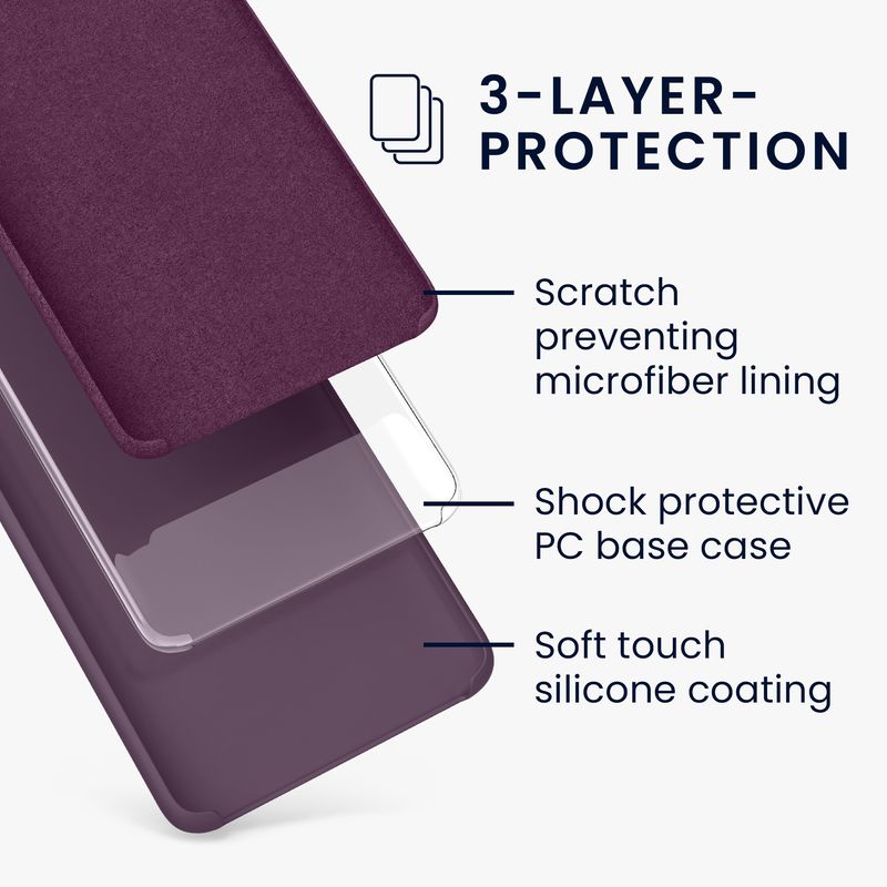 Laptop, Telefoane si Tablete - Telefoane mobile si accesorii - Accesorii Telefoane - Huse telefoane - Husa Kwmobile pentru iPhone 7 Plus/8 Plus, incarcare wireless, silicon, mov - Infinity.ro