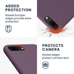 Laptop, Telefoane si Tablete - Telefoane mobile si accesorii - Accesorii Telefoane - Huse telefoane - Husa Kwmobile pentru iPhone 7 Plus/8 Plus, incarcare wireless, silicon, mov - Infinity.ro
