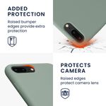 Laptop, Telefoane si Tablete - Telefoane mobile si accesorii - Accesorii Telefoane - Huse telefoane - Husa Kwmobile pentru iPhone 7 Plus/8 Plus, incarcare wireless, silicon, verde - Infinity.ro
