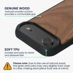 Laptop, Telefoane si Tablete - Telefoane mobile si accesorii - Accesorii Telefoane - Huse telefoane - Husa Kwmobile pentru iPhone Air, compatibilitate MagSafe, lemn, TPU, maro - Infinity.ro
