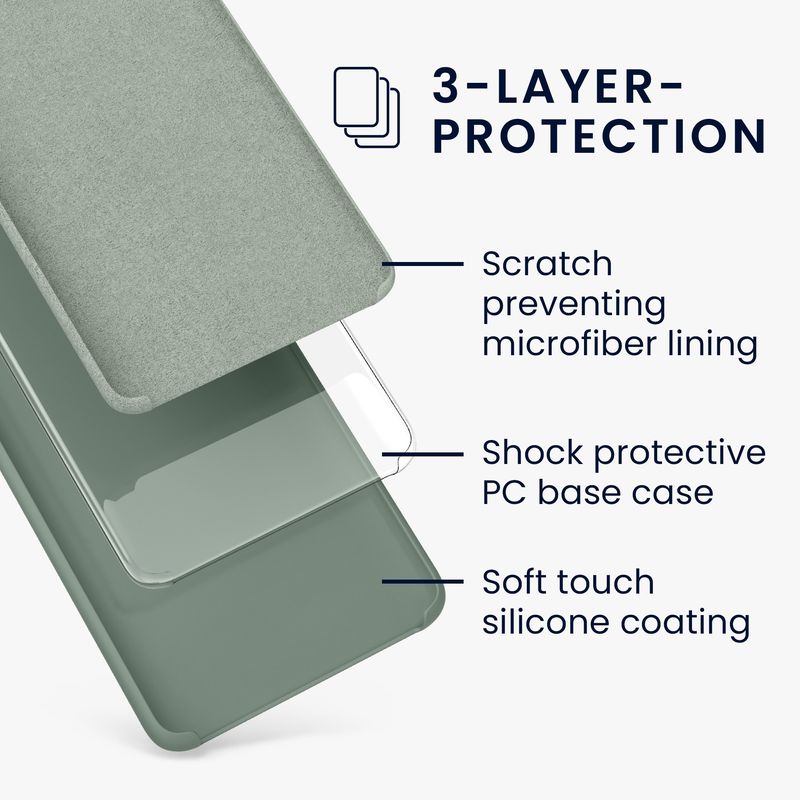 Laptop, Telefoane si Tablete - Telefoane mobile si accesorii - Accesorii Telefoane - Huse telefoane - Husa Kwmobile pentru iPhone 7 Plus/8 Plus, incarcare wireless, silicon, verde - Infinity.ro