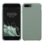 Laptop, Telefoane si Tablete - Telefoane mobile si accesorii - Accesorii Telefoane - Huse telefoane - Husa Kwmobile pentru iPhone 7 Plus/8 Plus, incarcare wireless, silicon, verde - Infinity.ro