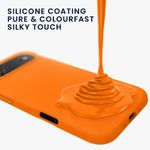 Laptop, Telefoane si Tablete - Telefoane mobile si accesorii - Accesorii Telefoane - Huse telefoane - Husa Kwmobile pentru iPhone Air, anti-alunecare, silicon, portocaliu - Infinity.ro