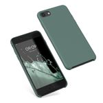 Laptop, Telefoane si Tablete - Telefoane mobile si accesorii - Accesorii Telefoane - Huse telefoane - Husa Kwmobile pentru iPhone SE (2022)/SE (2020)/8/7, incarcare wireless, silicon, verde - Infinity.ro