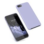 Laptop, Telefoane si Tablete - Telefoane mobile si accesorii - Accesorii Telefoane - Huse telefoane - Husa Kwmobile pentru iPhone SE (2022)/SE (2020)/8/7, incarcare wireless, anti-alunecare, silicon, mov - Infinity.ro