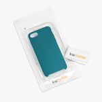 Laptop, Telefoane si Tablete - Telefoane mobile si accesorii - Accesorii Telefoane - Huse telefoane - Husa Kwmobile pentru iPhone SE (2022)/SE (2020)/8/7, incarcare wireless, anti-alunecare, silicon, turcoaz - Infinity.ro