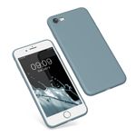 Laptop, Telefoane si Tablete - Telefoane mobile si accesorii - Accesorii Telefoane - Huse telefoane - Husa Kwmobile pentru iPhone SE3/SE2/SE (2022)/SE (2020), anti-alunecare, silicon, albastru - Infinity.ro
