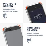 Laptop, Telefoane si Tablete - Telefoane mobile si accesorii - Accesorii Telefoane - Huse telefoane - Husa Kwmobile pentru iPhone SE (generatia 1 (2016))/5/5S, protectie la socuri, TPU, negru, transparent - Infinity.ro
