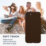 Laptop, Telefoane si Tablete - Telefoane mobile si accesorii - Accesorii Telefoane - Huse telefoane - Husa Kwmobile pentru iPhone SE3/SE2/SE (2022)/SE (2020), anti-alunecare, silicon, maro - Infinity.ro