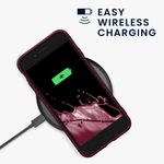 Laptop, Telefoane si Tablete - Telefoane mobile si accesorii - Accesorii Telefoane - Huse telefoane - Husa Kwmobile pentru iPhone SE3/SE2/SE (2022)/SE (2020), anti-alunecare, silicon, mov - Infinity.ro